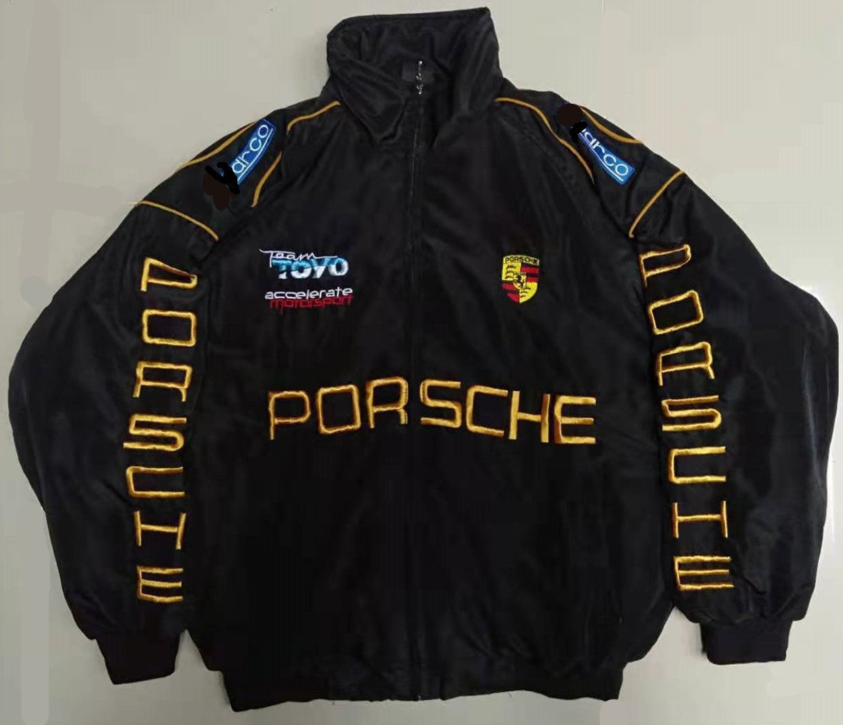F1 Rennjacke – Oberbekleidung im Vintage-Stil mit Stickerei