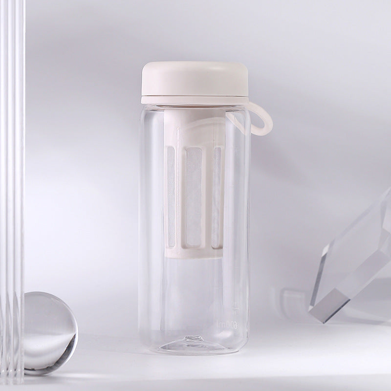 Tragbare Fitness-Wasserflasche mit Teefach