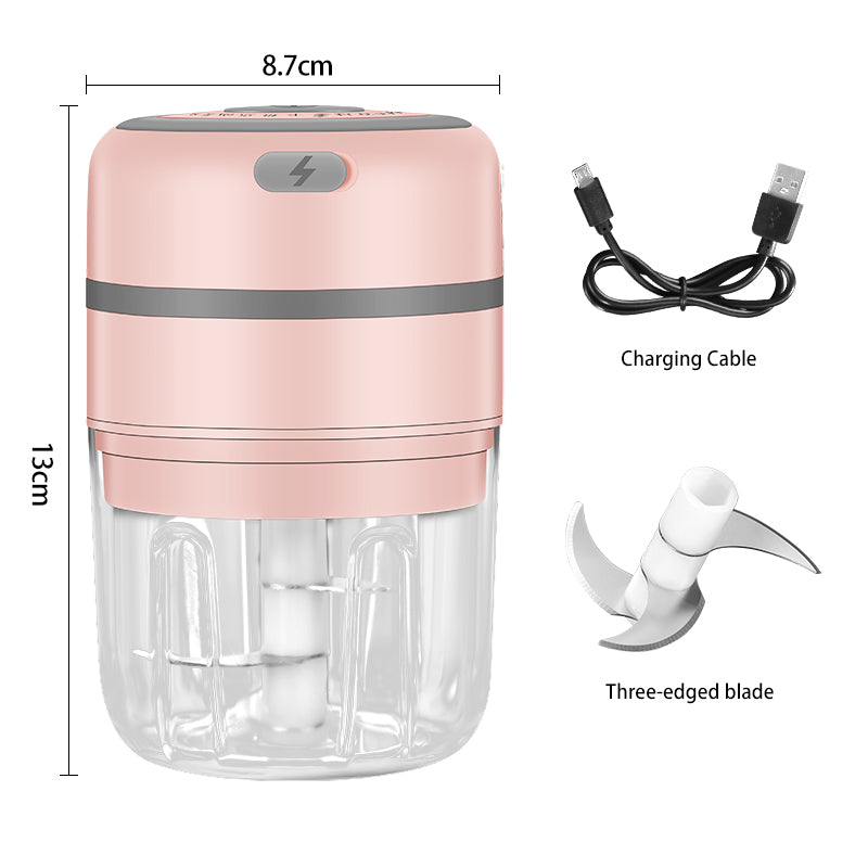 Mini Wireless Electric Garlic Masher