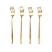 4-Piece Long Handle Stainless Steel Utensil Set