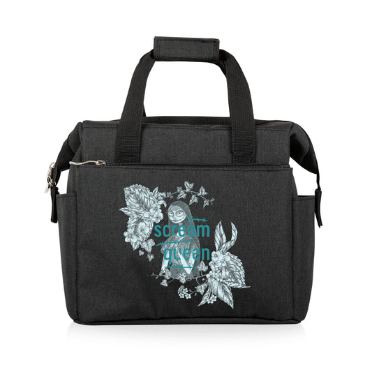 PICNIC TIME Disney Nightmare Before Christmas Sally On The Go Lunch Bag Soft Cooler Lunch Box Insulated Lunch Bag (Black)
