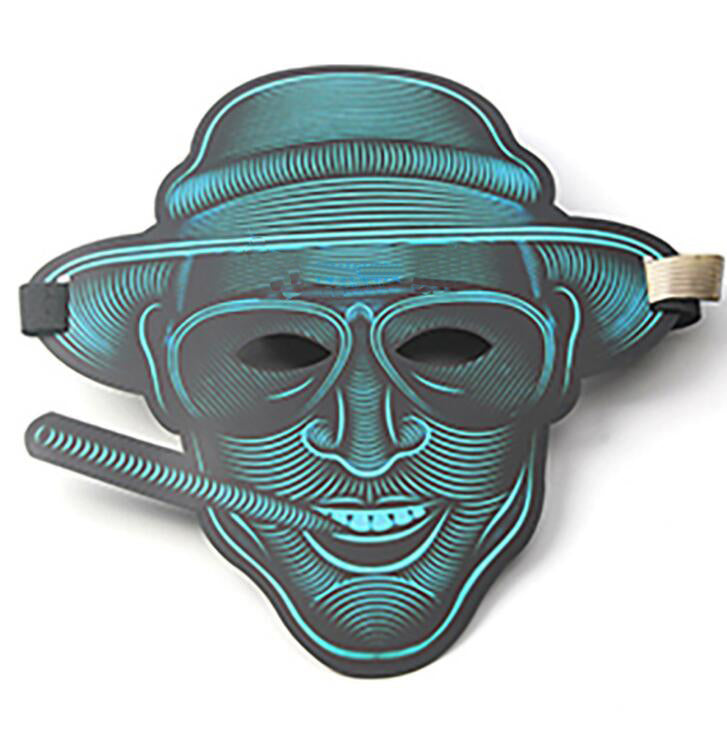 LED Light-Up Masquerade Party Mask