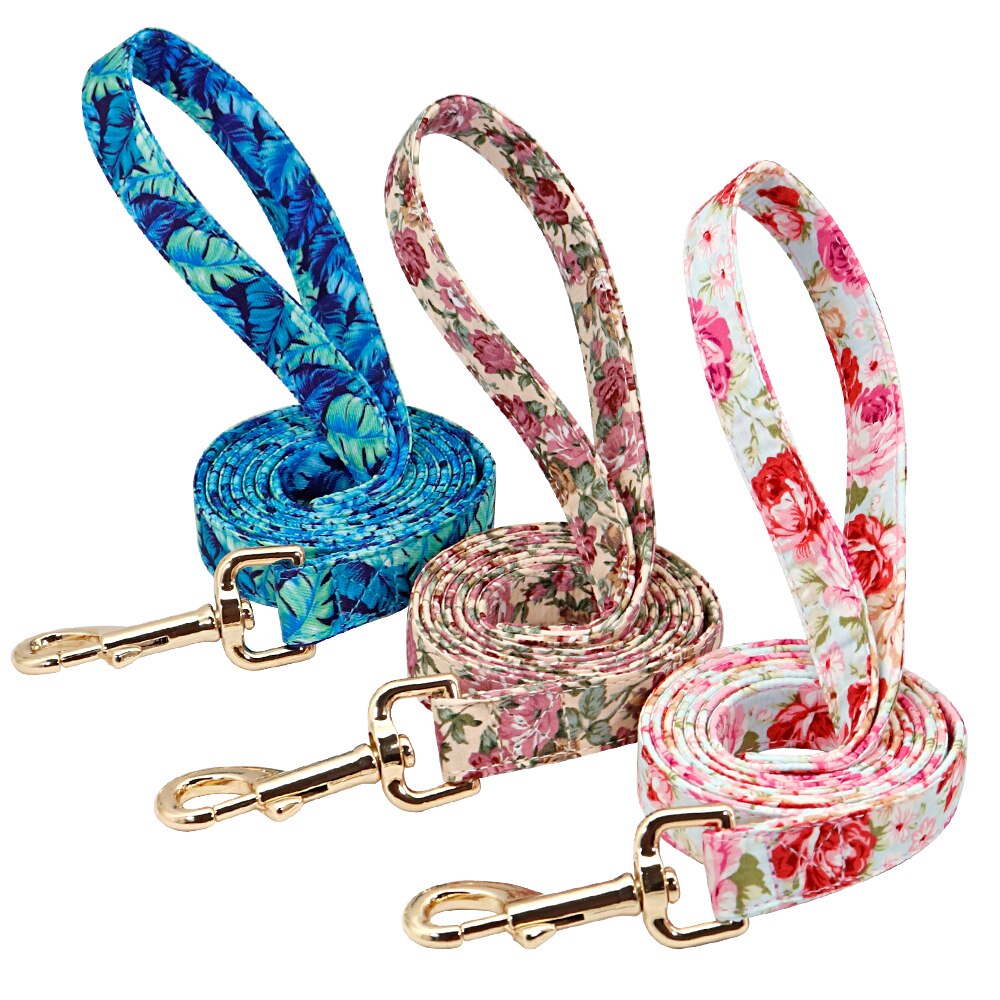 Personalisiertes bedrucktes Hundehalsband- und Leinen-Set