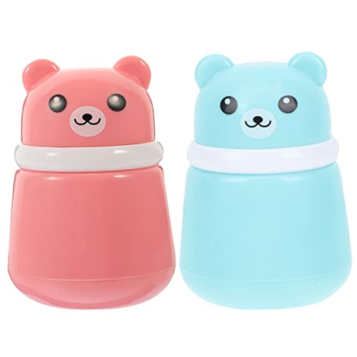CIYODO 2pcs Puff Box For Talcum Powder Container Travel Supply Powder Bottle Powder Makeup Powder Container Travel Body Powder Jar