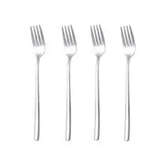 4-Piece Long Handle Stainless Steel Utensil Set