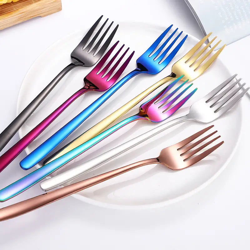 4-Piece Long Handle Stainless Steel Utensil Set